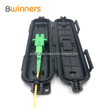 Fiber Optic Drop Cable Splicing Protective Box 1 Input 1 Output